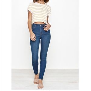 PACSUN Azure Super High Rise Skinniest Jeans